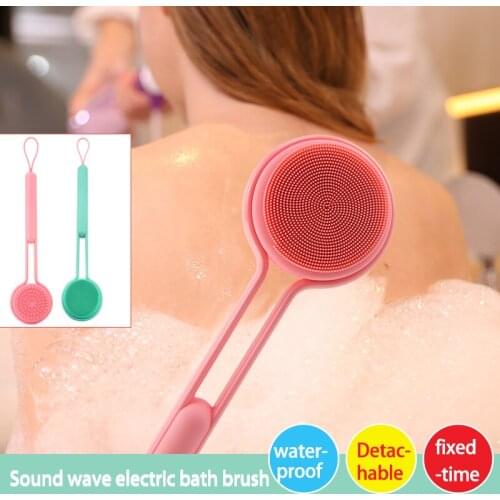 Variety of regulation Electric silicone Bath Brush Body Massage SPA Shower Brush Exfoliate Skin Care Rechargeable Cleaning Brush
