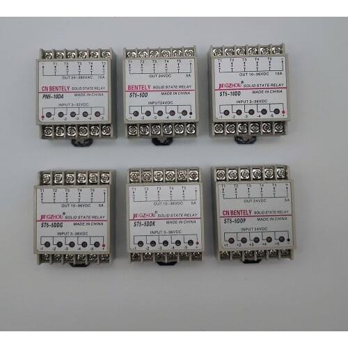 St5-5dd 5ddp 5ddk 10DD multi-channel solid state relay 5-channel input single-phase five group output st5-5ddg pn5-10da