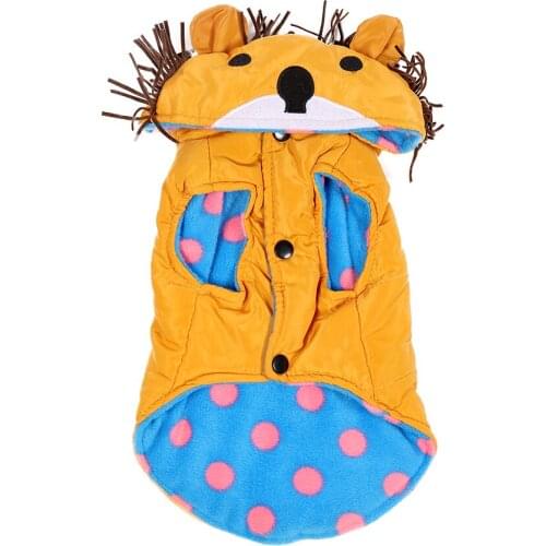 Funny Lion Halloween Cosplay Costume For Cat Dog Cute Pet Cat Clothes Christmas Clothes Fleece Dog Windbreaker Jacket