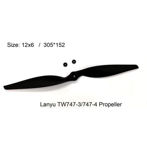Lanyu RC PLANE PARTS TW 747-3 / 747-4 cessna peopeller 12*6