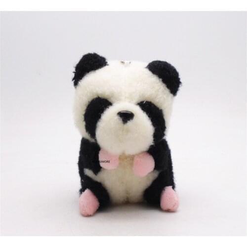 11CM Panda Little Toys , Stuffed Animal Plush , Party Keychain Gift Plush Doll