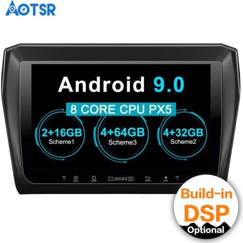 Aotsr Android 9.0 Car Player No DVD GPS Radio for SUZUKI SWIFT 2017-2018 navigation multimedia stereo auto Headunit DSP 64GB