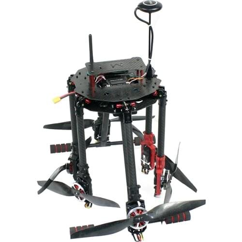 DIY Saker675 675mm Hexacopter Kit 3-4S with GPS7M APM2.8/PIX 2.4.8 Flight Control XRotor 40A Brushless ESC 5010-750KV Motor