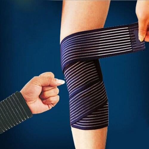 1Pc Elastic Bandage For Wrist Calf Elbow Leg Ankle Protector Compression Knee Support Band Sport Tape Fitness Safety