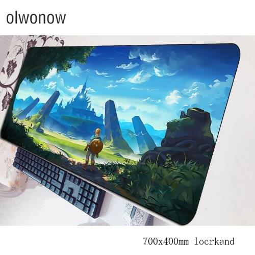 Zelda mouse pad big Computer mat 70x40cm gaming mousepad large Halloween Gift padmouse keyboard games pc gamer desk