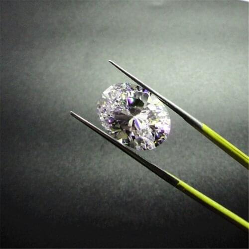 Grade AAA Cubic Zirconia Oval Cut Gemstone Egg Shape Faceted Cubic Zirconia Multiple Sizes to Choose GZ10