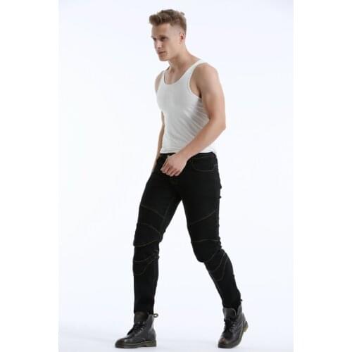 Leggings Motorcycle Pants With Protective Gear Breathable Pocket Jeans Mens Motorcycle Protective Pants Breathable
