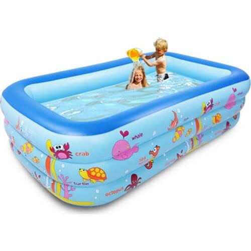 300cm 3 ring child kids inflatable pool baby swimming pool children large inflatable swimming pool family Indoor pool