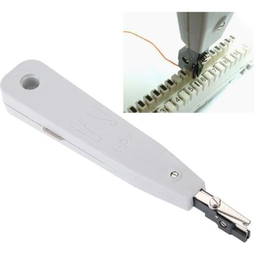 Newest KRONE KD-1 Professional Telecom Phone Cable Cat5 RJ11 RJ45 Network Punch Down Impact Network Tool Wire Cut Tool Insertion