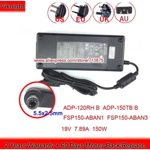 Genuine 19V 7.89A 150W Charger FSP150-ABBN2 AC Adapter for Cyberpower NFSV1511 ADP-120RH B FSP150-ABAN1 ADP-150TB B F117