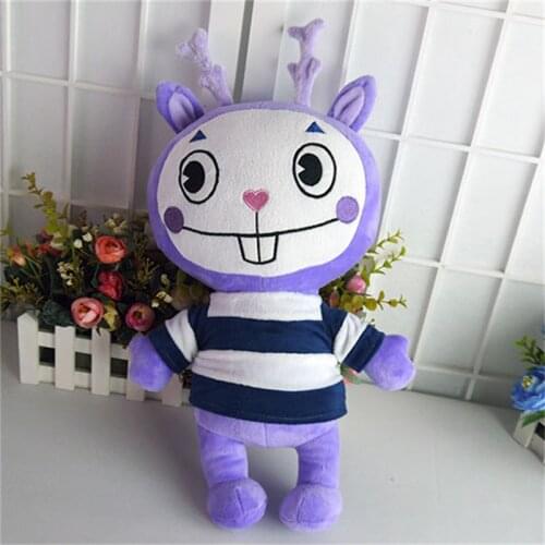 Happy Tree Friends Cosplay Plush Toys Anime HTF Lammy Mime Figure Doll Soft Filling Pillow 39cm Cartoon Cushion For Gift