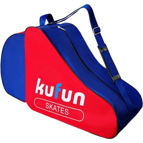 Skates Pack Inline Skate Carry Bag Roller Skates Ice Skates Carrier Bag Case with Shoulder Strap Sports Shoes