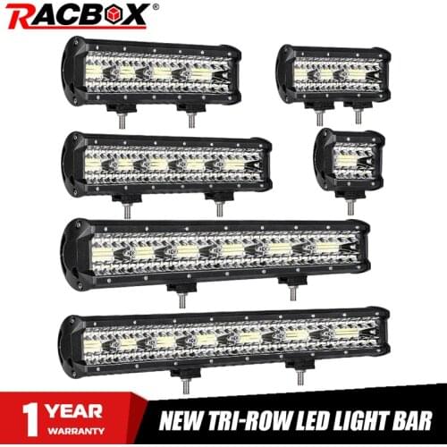 Led Bar 3 Row 4 7 9 12 15 18 20 inch Combo Beam Led Work Light for Tractor Boat OffRoad 4x4 Truck SUV ATV Driving 12V 24V Car