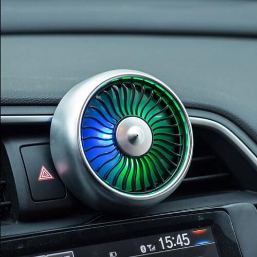 Air Vent Mounted USB Fan Mini Electric Car Fan Rotatable Car Mounted Cooling Air Fan For Sedan SUV Auto Car Interior Accessorie