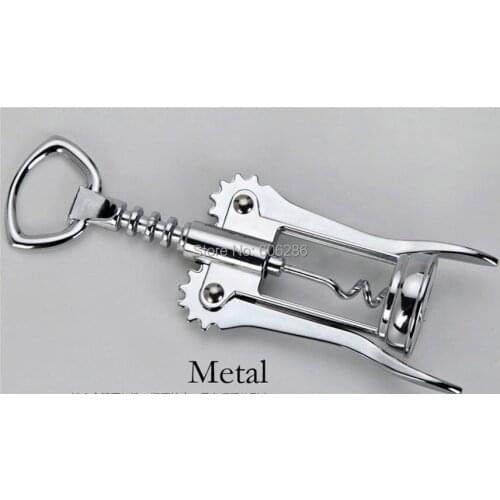100pcs/lot Multifunction Metal Wine Corkscrew Bottle Beer Cap Opener for Kids Birthday Dinner Party Favors