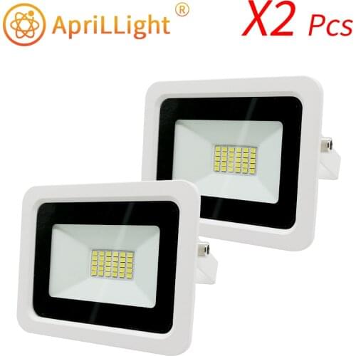 2/4pcs LED Floodlight 10W 20W 30W 50W 100W AC220V Reflector Flood Light IP68 Waterproof Outdoor Lighting Garden Square Spotlight