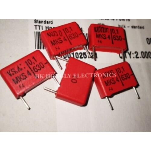 20PCS MKS4 630V 0.1UF 104 100NF P=15mm P=22.5mm Capacitor