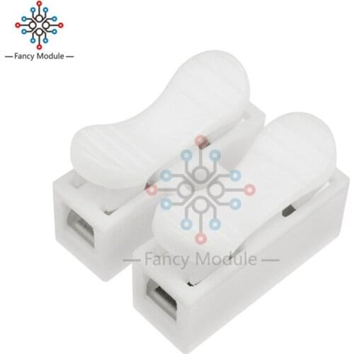 30Pcs 2 Pins Electrical Cable Connectors CH2 Quick Splice Lock Wire Terminals Set