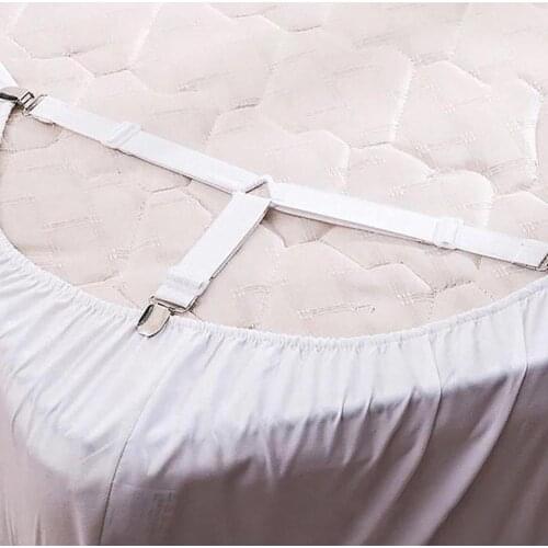 4 Pcs Holder Strap Cloth Strap Slip-On Sheets Securing Clip Band Strap Clips 2020 Furniture New Elastic Mattress Clip Holde O8U6