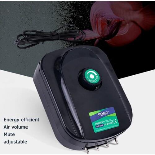 220v Aquarium Oxygen Air Pump Compressor Fish Tank Dual Air Stone Charging Portable Exhaust Ultra Silent Mute Outdoor Fishing