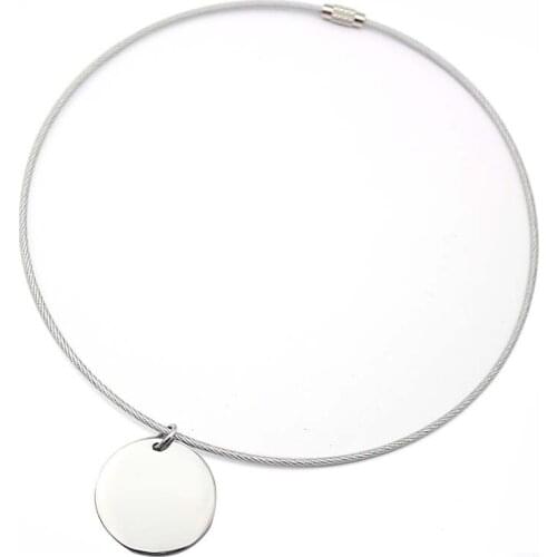 AMYYAN Silver Chokers