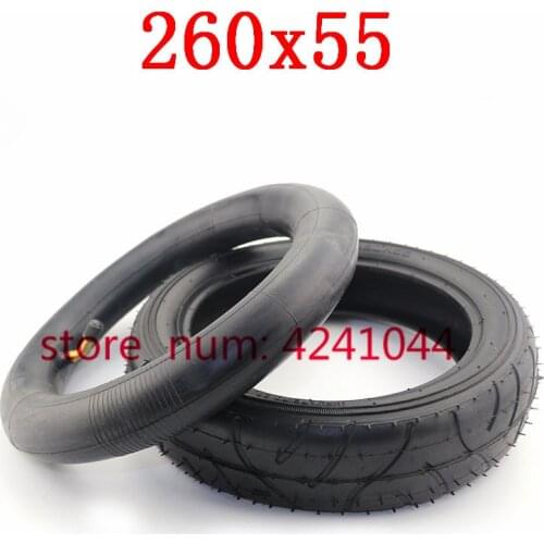 Free shipping 260x55 tires and inner tube fits Electric Scooter Balancing Hoverboard self Smart Balance 10 inch tyres