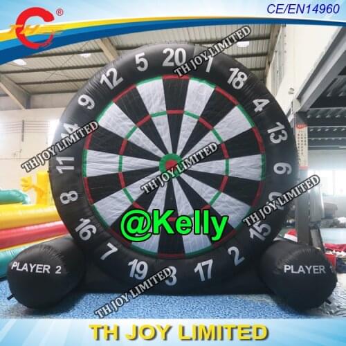 Free air shipping Inflatable dart board game, commercial inflatable football dart board, inflatable soccer gold dart games