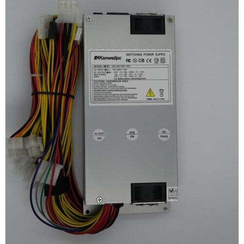 Rack-mounted rated 500W PSU 1U power supply industrial server IPC power JCI-5011PP-1M1 2 fans with the switch active PFC