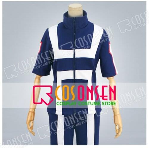 Boku no Hero Academia Bakugou Katsuki/Iida Tenya/Todoroki Shouto COSPLAYONSEN My Hero Academia Sportswear Tops+Pants All Size
