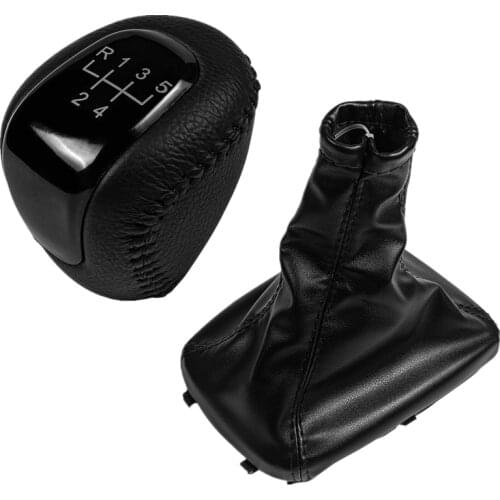 Car Styling Leather Gear Shift Knob Lever Shifter Gaiter Boot Cover Case Collar for Buick Excelle 2008 2009 2010 2011 2012