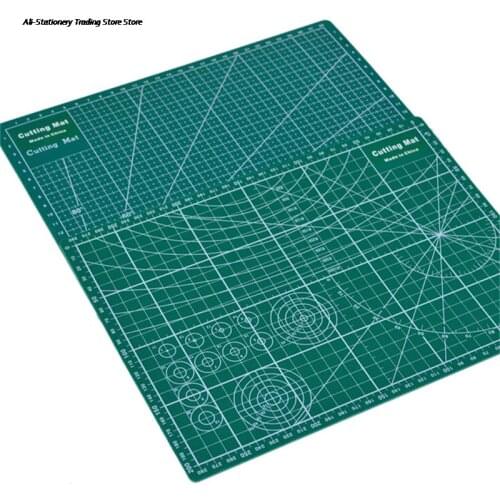 Double Sided Cutting Mat A4 Durable Cut Pad Patchwork Tool Handmade Cutting Plate Dark School Supplies 22x30cm