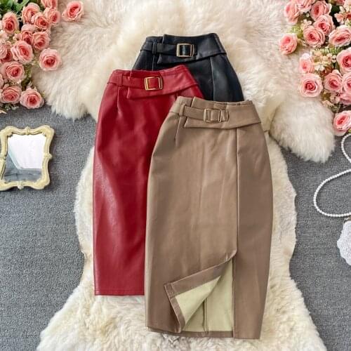 Foamlina Slit Pencil Skirts