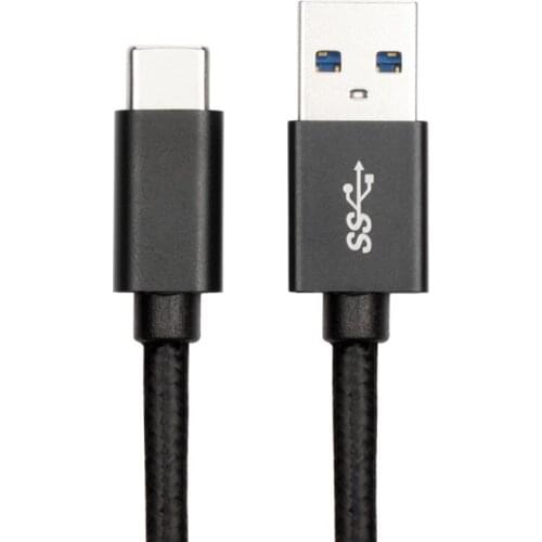 USB3.0 Type-c USB C to USB 3.0 Male data and fast charging cable with braide for tablet mobilephone Samsung xiaomi huawei