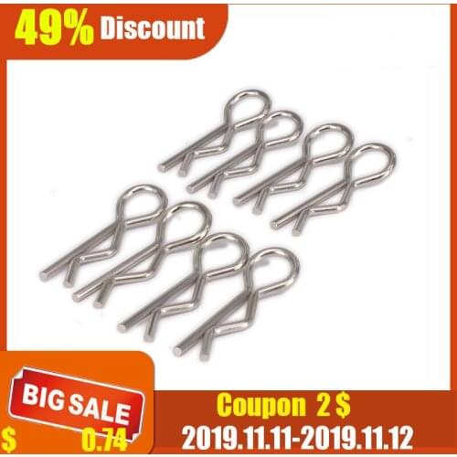 RCAWD Body Shell Clips Pins Secure Shell For 1/5 OR 1/8 OR 1/10 RC Car HPI HSP Traxxas Kyosho Redcat Himoto Wltoys Hi Speed R