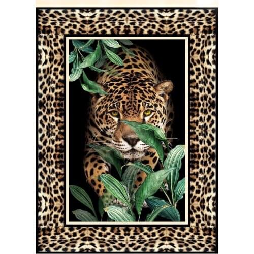 Leopard Pattern Digital Print tapis carpet ковер alfombra tapetes de sala ковер в гостинную коврик краснеет سجادة دائرية rug