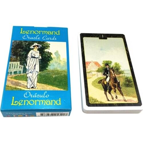 Lenormand Oracle Cards English Version Tarots 44-Card Deck Divination Fate Board Game Family Party