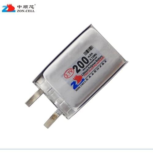 Lithium polymer batteries 402030 200mAh 3.7V Bluetooth headset 30x20x4mm keyboard business pen Rechargeable Li-ion Cell