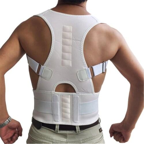 Magnetic Belt for Back Pain Shoulder Band Belt Support Brace Scoliosis Posture Corrector Belt Corset Plus Size Pain Relief Men