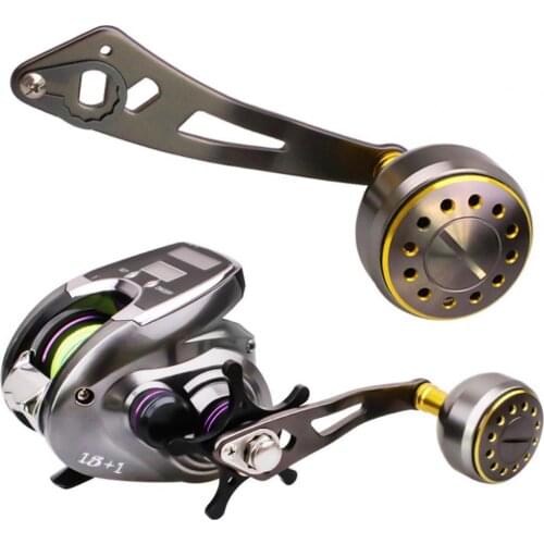 Metal Fishing Reel Handle Rocker Arm Fishing Reel Handle Folding Stainless Steel Handle Rocker Arm On For Spinning Reel