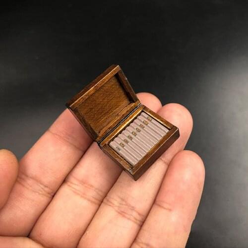 1/6 Scale Mini Cigar Box with Cigar Models for 12''Figures Scene Accessories
