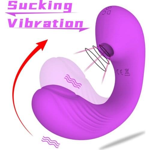 New Vagina Vibrator Nipple Sucking Clitoris Stimulation Orgasm Sucker Vibrating Flaping Erotic Adults Sex Toys for Women Shop