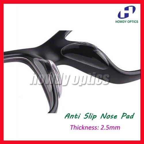 Eyeglasses Anti Slip Nose Pad Acetate optical frames accessories soft stick good quality Silicone 2.5mm