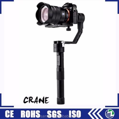 Professional photographic equipment zhiyun crane 3 axis camera Wireless Handheld Gimbal Stabilizer For DSLR Camera PK DJI Ronin