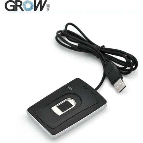 GROW R106 ISO ANSI Standard Biometric Desktop Capacitive USB Fingerprint Reader Support Windows Android