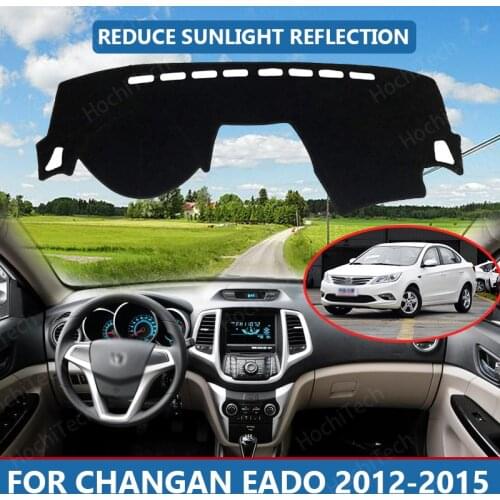 Anti-Slip Anti-UV Mat Dashboard Cover Pad Dashmat Protect Carpet for Changan Eado 2012-2015 Accessories