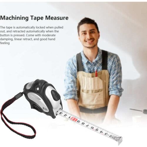 Tape Measure Self-Locking Industrial Woodworking Measurement DIY Production 3meter L 16mm W Hand Tool Hardware