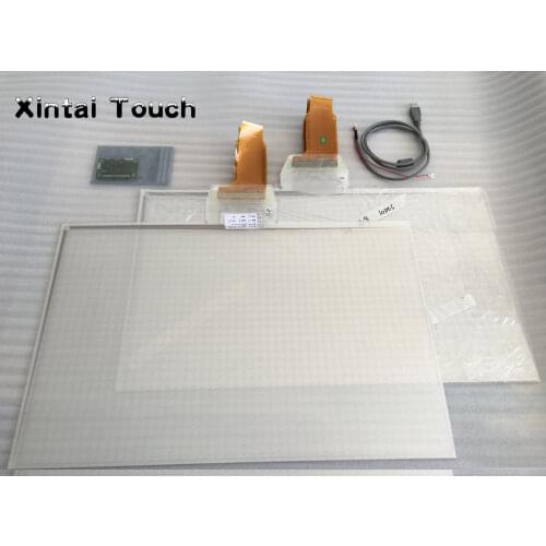 Xintai Touch 23 inch usb interactive touch foil film through glass,10 points usb touch screen foil