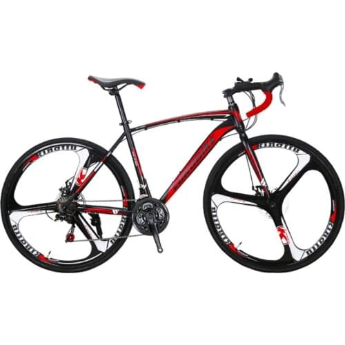 2021 new carbon steel road bike 700C road bicycle male and female students road racing bike for adults 21/27 speed bicycle