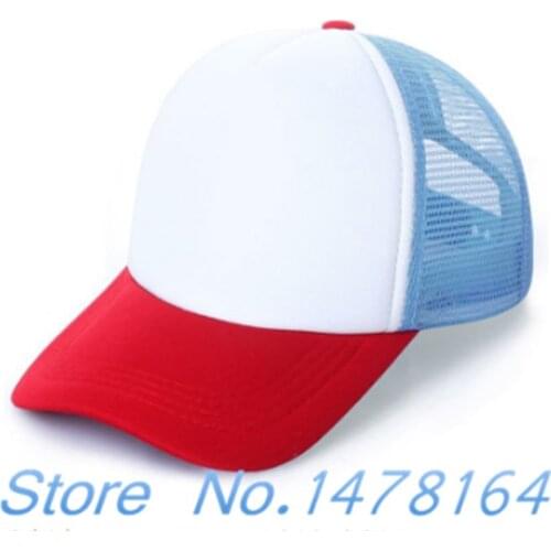 Stranger Things Drama Dustin Cosplay Snapback Caps Baseball Mesh Trucker Cap Hat adjustable for Kids & Adult