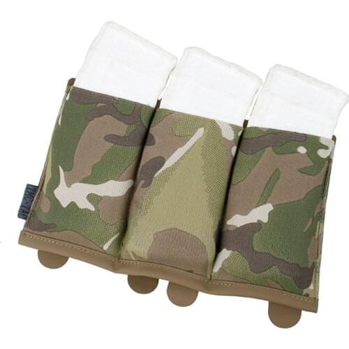 TMC Multicam M4 Triple Magazine Pouch Elastic Fabrics Molle Mag Pouch TMC2961
